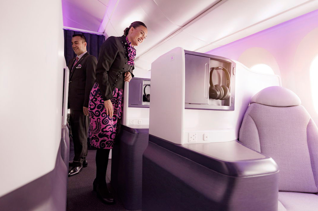 Air New Zealand's exceptional Business Premier™ service.