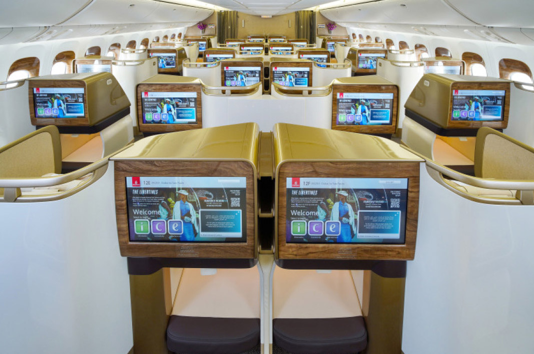 Emirates' new retrofitted 777 aircraft