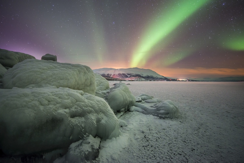 The Northern Lights at Lake Torneträsk, northern Sweden. Photo: Getty Images The Northern Lights at Lake Torneträsk, northern Sweden. Photo: Getty Images