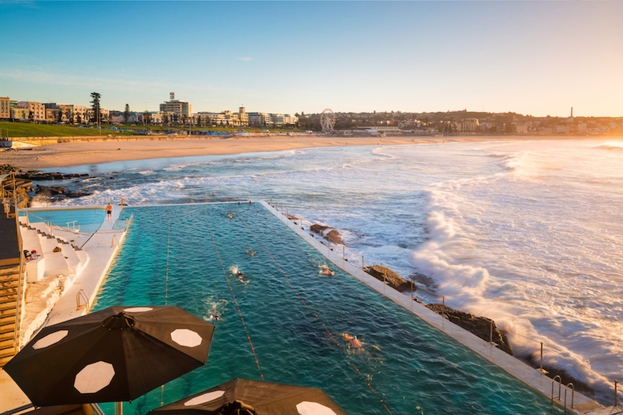 The view from Bondi Icebergs Club.