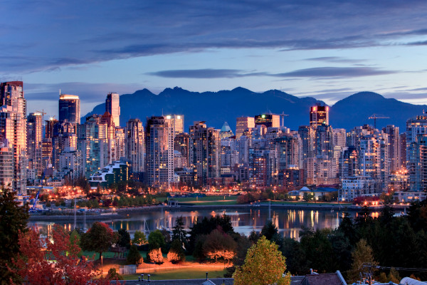 Vancouver Skyline. Credit: Getty Images