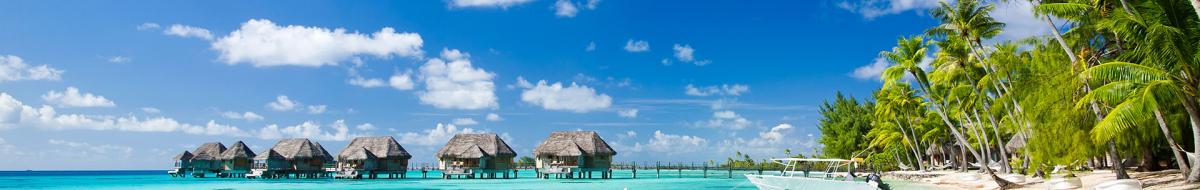 Overwater bungalows, South Pacific