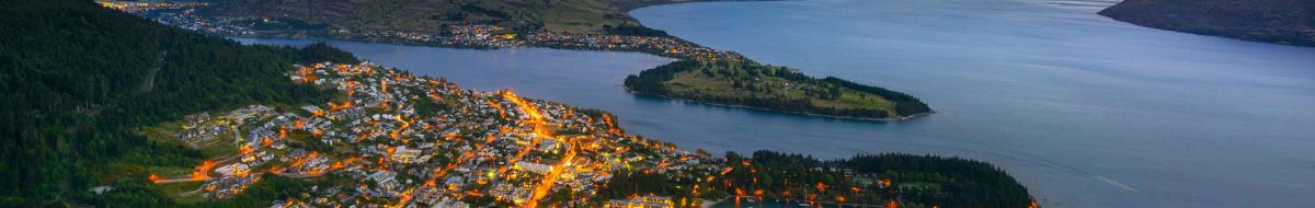 Aerial view of Queenstown